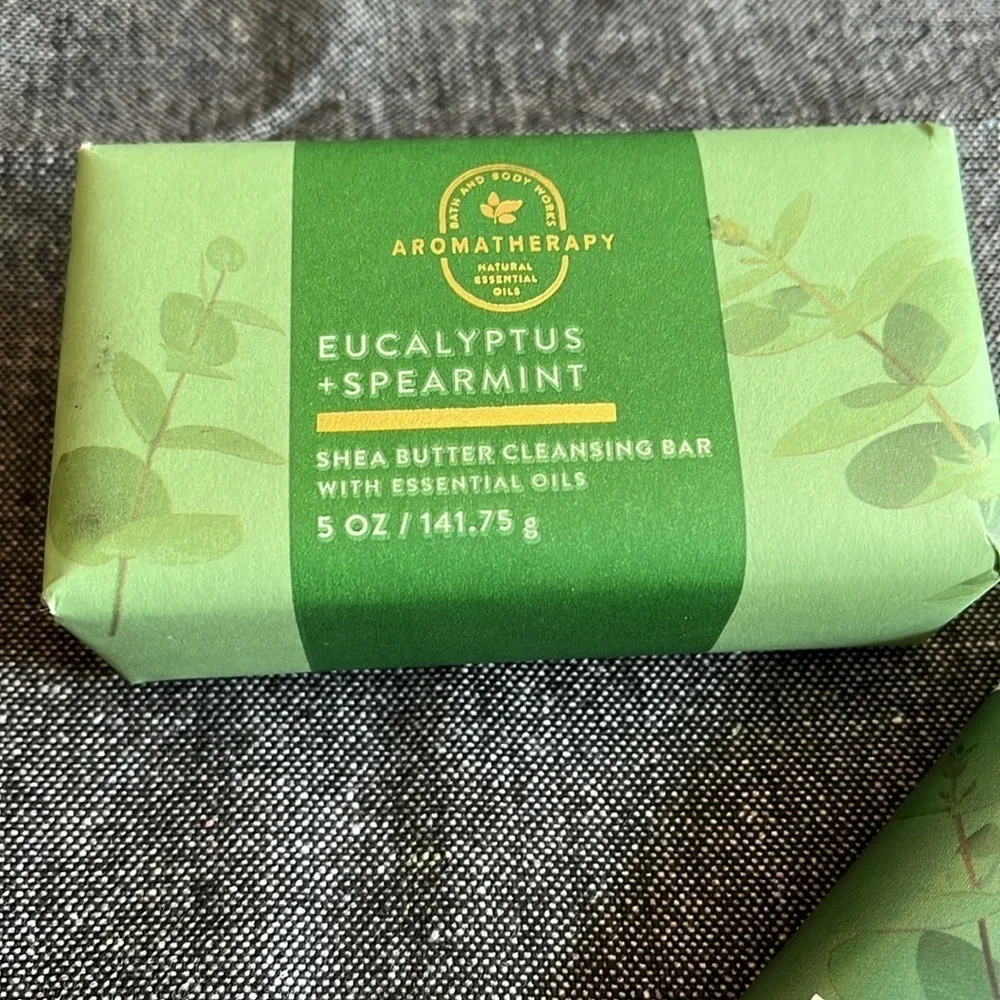 Bath and Body Works Eucalyptus Spearmint Shea Butter Cleansing Bar Set